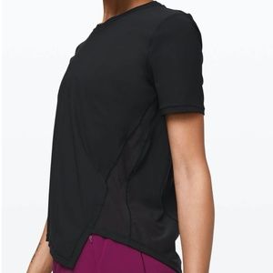 Lululemon Angle Your Strength SS Black W3CEOS